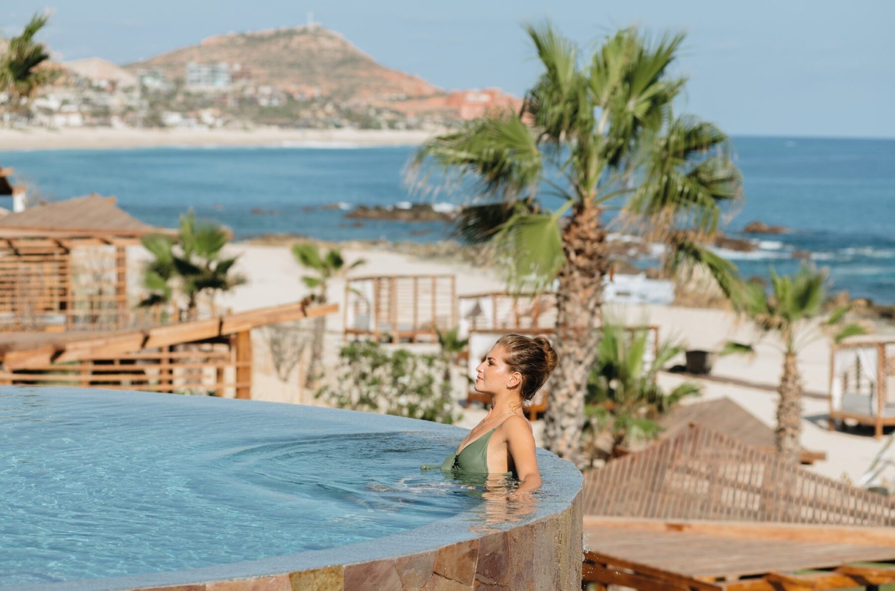 A woman enjoying Spa and Wellness at Hilton Los Cabos Eforea Spa