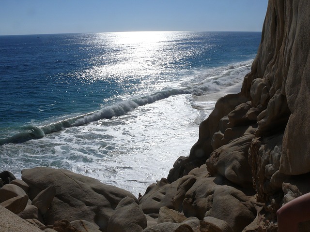 Vista de la playa de Cabo San Lucas